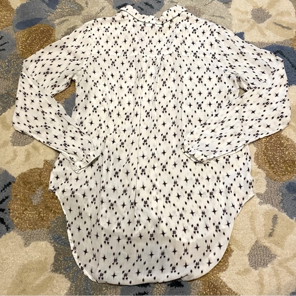 Anthropologie I Cloth & Stone Breezy Lightweight Hi-Lo Button Down Shirt - Picture 4 of 5